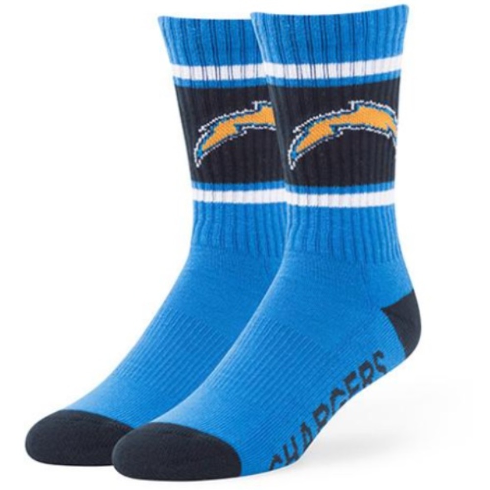 Los Angeles Chargers 47 brand socks Nwt